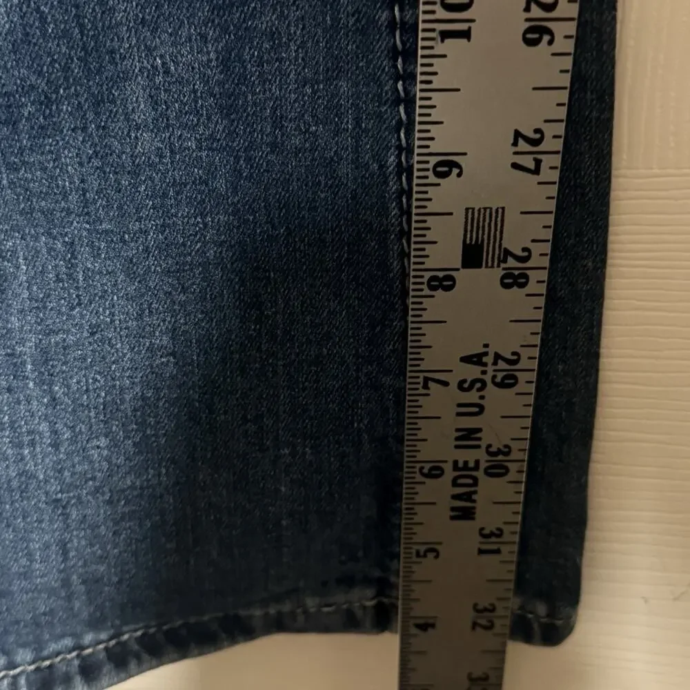 Y2k Miss Me Jeans VTG Low Rise SIZE 29 Fleur De Lis Whiskered Fadeed Bootcut Wmn